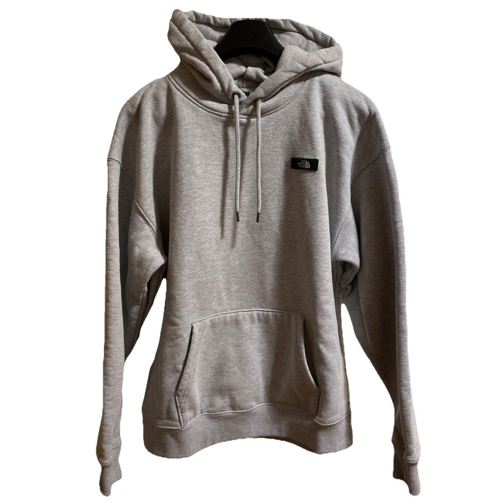 The North Face Heavyweight Hoodie Gray Men’s Size M Light Use Thick Warm Cozy